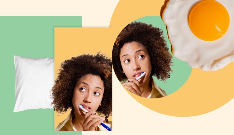 مسواک زدن دندان‌ها قبل و بعد از غذا